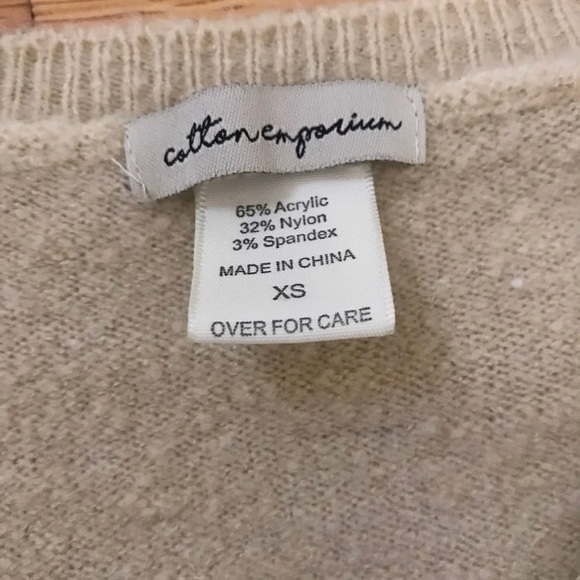 Cream Sweater with Bell Sleeves - Picture 3 of 3